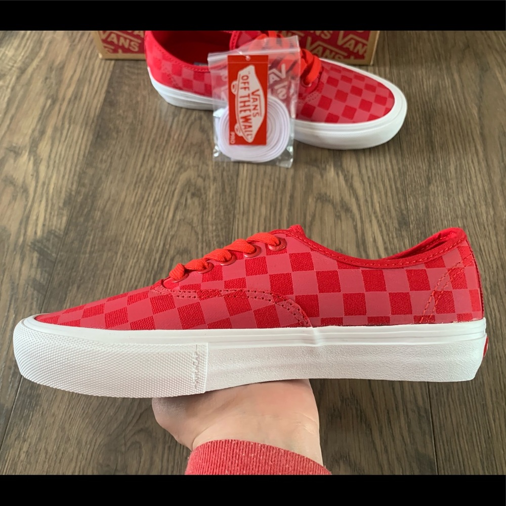 Vans authentic pro reflect red shoes sneakers - Picture 4 of 7